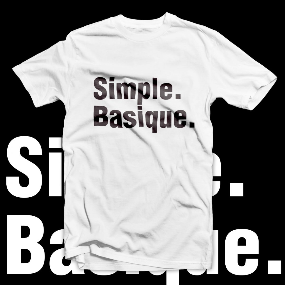 T-shirt Simple. Basique